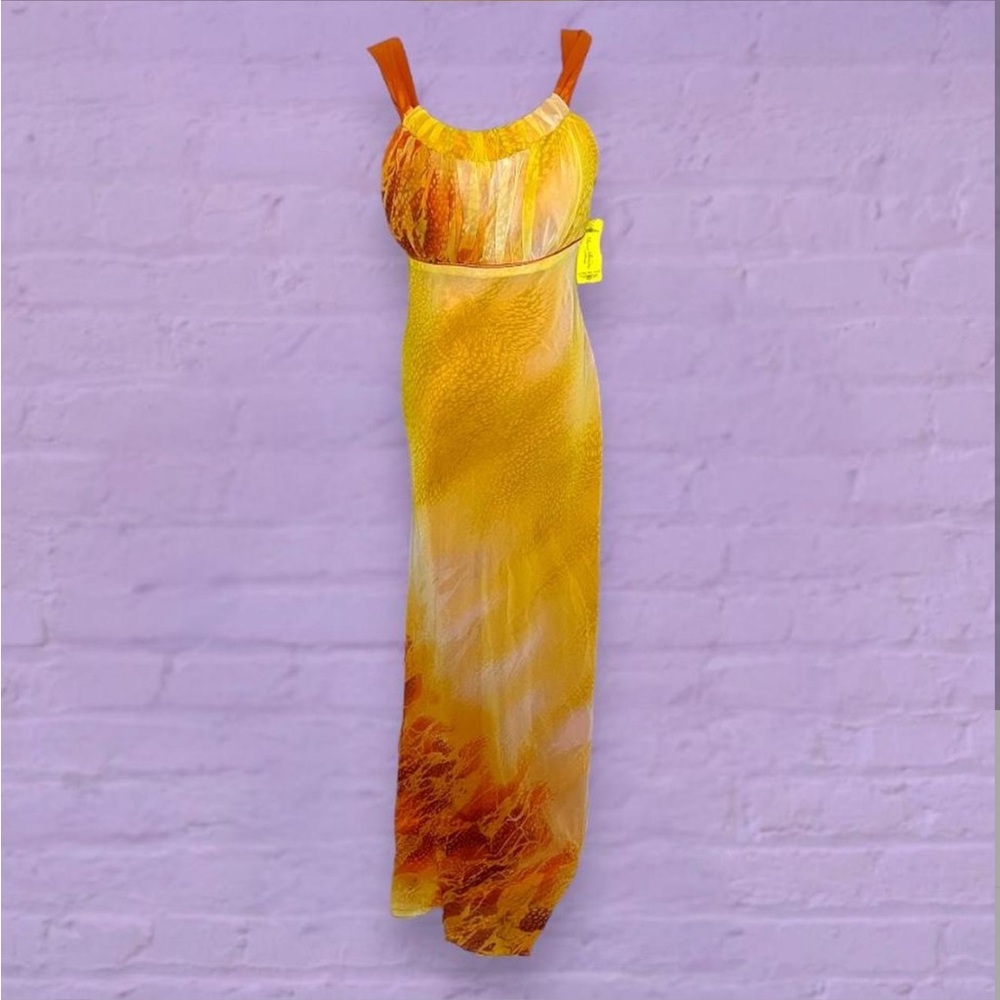sunset vintage gown